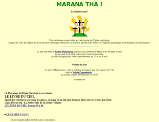 maranatha.mmic.net screenshot