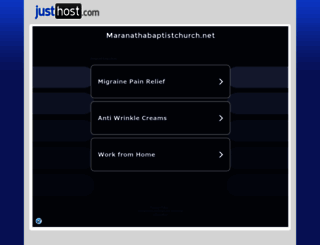 maranathabaptistchurch.net screenshot