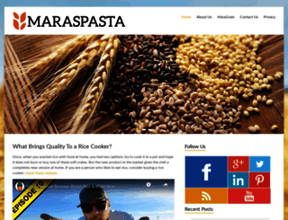 maraspasta.com screenshot