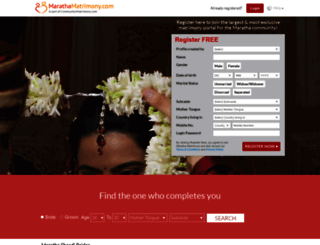marathashaadi.com screenshot
