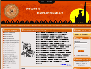 marathasyndicate.org screenshot