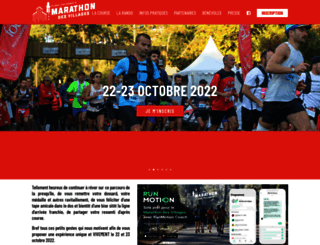 marathon-des-villages.com screenshot