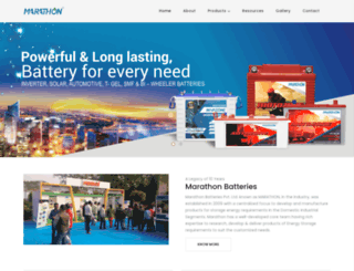marathonbatteries.com screenshot