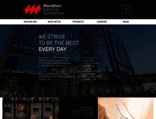 marathonelectrical.com screenshot