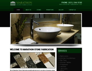 marathongranite.com screenshot