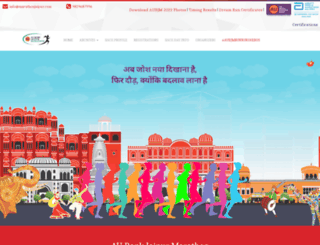 marathonjaipur.com screenshot