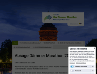 marathonmannheim.de screenshot