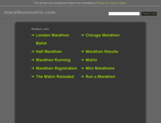 marathonmatrix.com screenshot