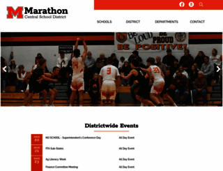 marathonschools.org screenshot
