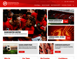 marathonsportstravel.ie screenshot