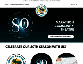 marathontheater.org screenshot