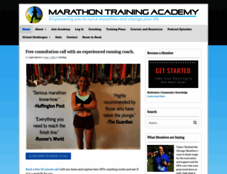 marathontrainingacademy.com screenshot