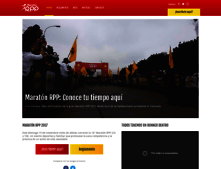 maraton.rpp.com.pe screenshot