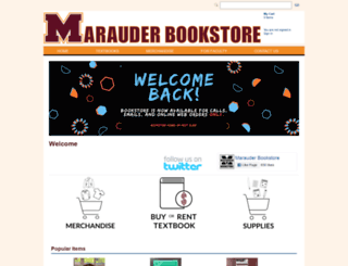 marauderbookstore.com screenshot