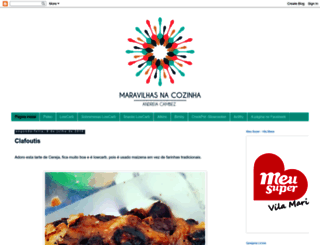 maravilhasnacozinha.blogspot.fr screenshot