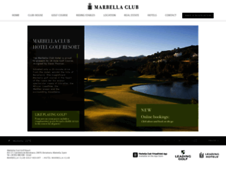 marbellaclubgolf.com screenshot