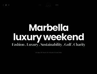 marbellaluxuryweekend.com screenshot
