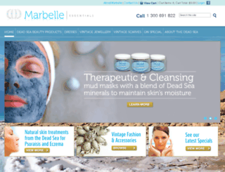 marbelle.com.au screenshot