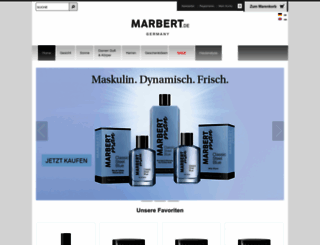 marbert.com screenshot