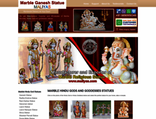 marbleganeshstatue.com screenshot