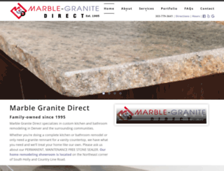 marblegranitedirect.com screenshot