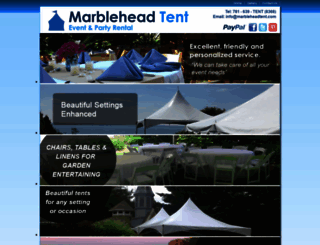 marbleheadtent.com screenshot