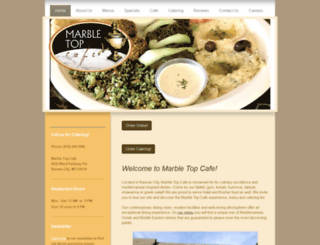 marbletopcafe.com screenshot