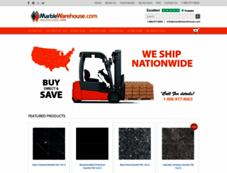 marblewarehouse.com screenshot