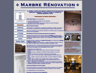 marbre-renovation.com screenshot