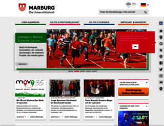 marburg.de screenshot