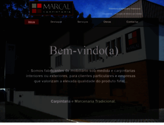 marcalcarpintaria.com screenshot