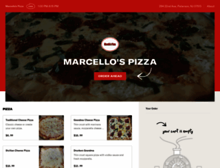 marcellospizzanj.com screenshot
