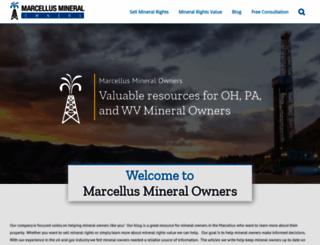 marcellusmineralowners.com screenshot