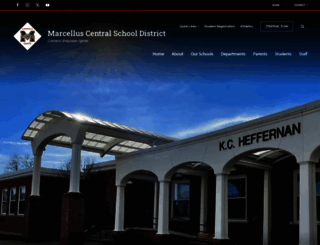 marcellusschools.org screenshot