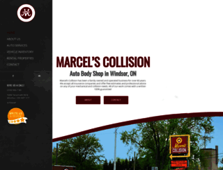 marcelscollision.com screenshot