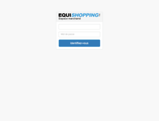 marchand.equishopping.com screenshot