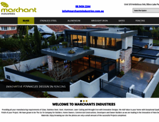 marchantsindustries.com.au screenshot