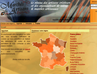 marches-artisans.fr screenshot
