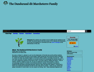 marcheterrefamily.tribalpages.com screenshot