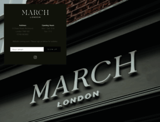 marchfashion.co.uk screenshot