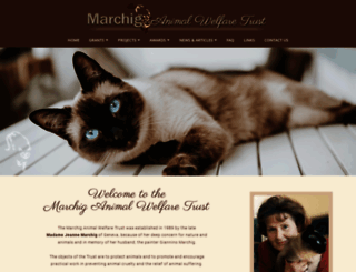 marchigtrust.org screenshot