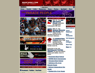 marching.com screenshot