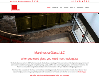 marchuskaglass.com screenshot