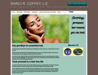 marcicoffey.com screenshot