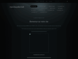 marcillacpokerclub.webnode.fr screenshot