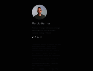 marciobarrios.com screenshot