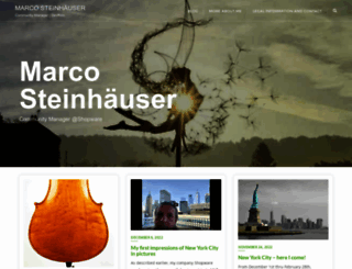 marco-steinhaeuser.de screenshot