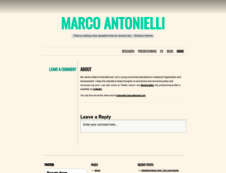 marcoantonielli.wordpress.com screenshot
