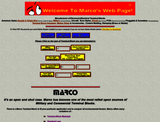 marcomanuf.com screenshot