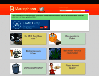 marcophono.com screenshot